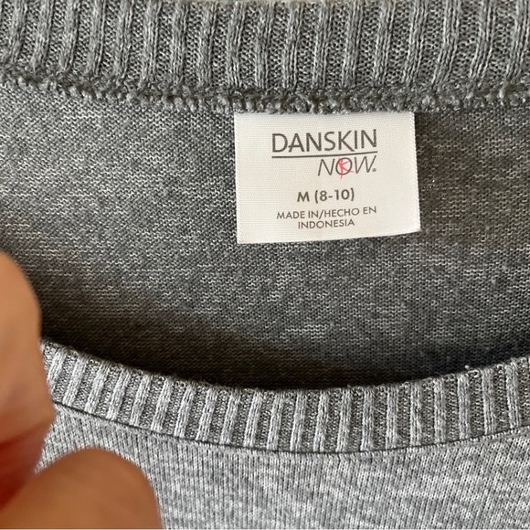 Comfy Long Sleeve Gray Top Crewneck Long Shirt Womens Medium - Picture 11 of 14